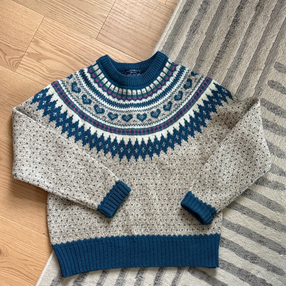 Vintage woolrich sweater hearts